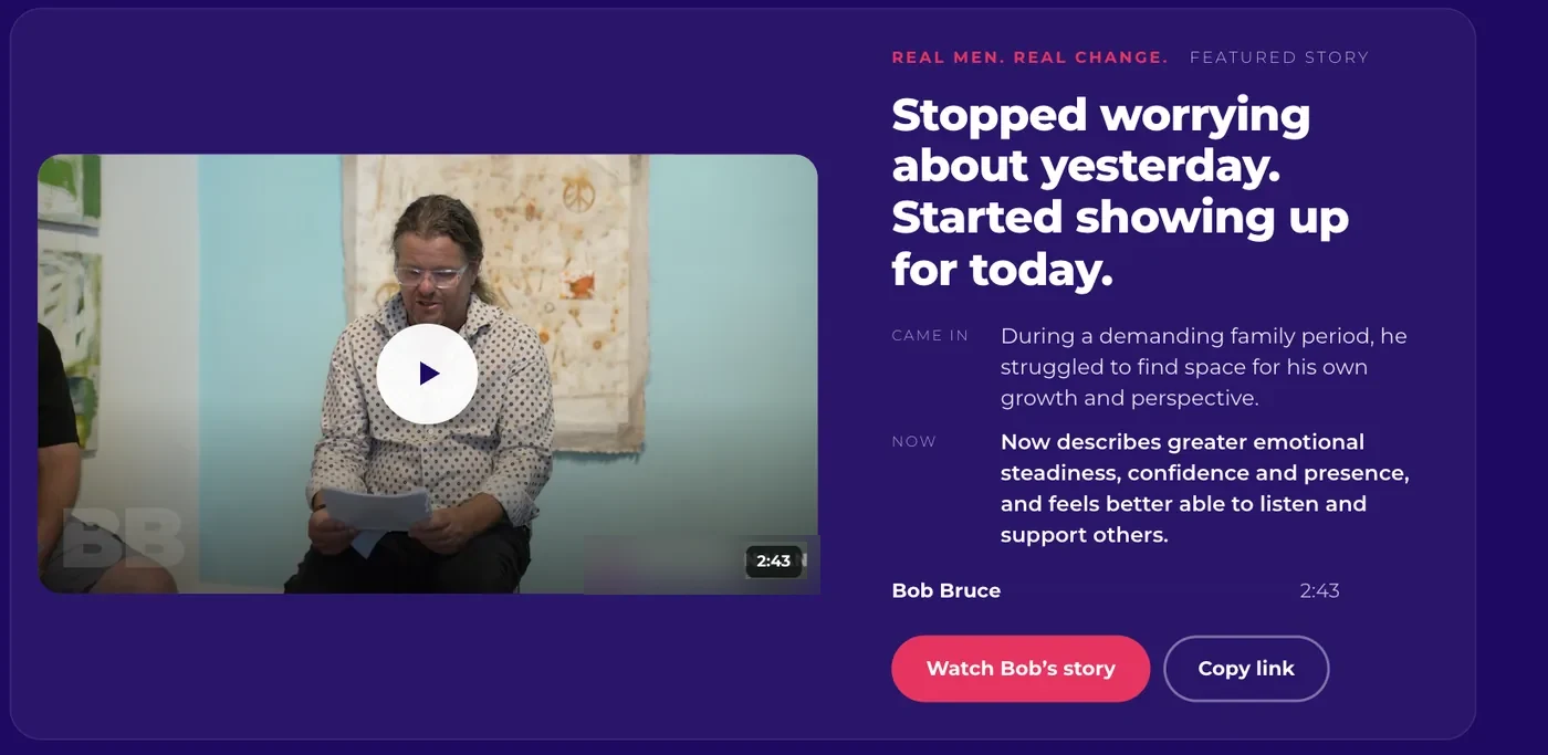 Featured story section